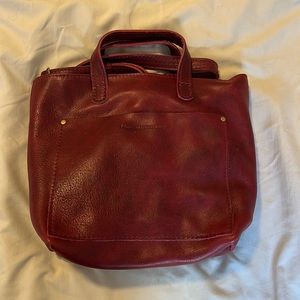 Portland Leather Mini Crossbody Tote